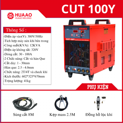 MÁY CẮT PLASMA HUAAO CUT 100Y