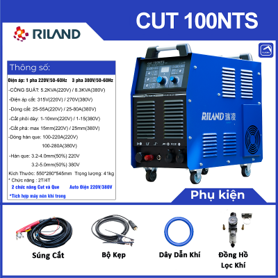 MÁY CẮT PLASMA RILAND CUT 100NTS