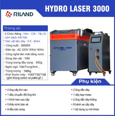 MÁY HÀN LASER HYDRO 3000