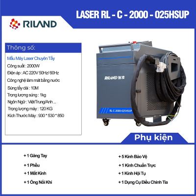 MÁY HÀN LASER CHUYÊN TẨY RL-C-2000