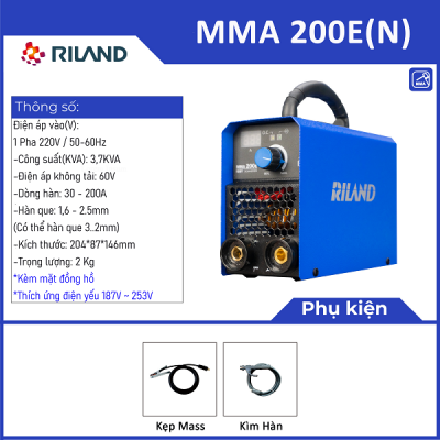 MÁY HÀN MINI RILAND MMA 200E