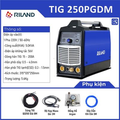 MÁY HÀN RILAND TIG LẠNH 250PGDM